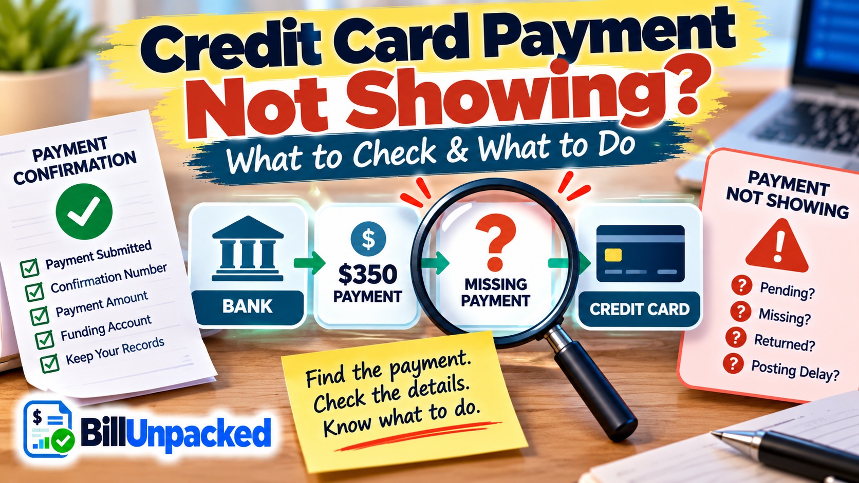 Credit Card Payment Not Showing? What to Check
