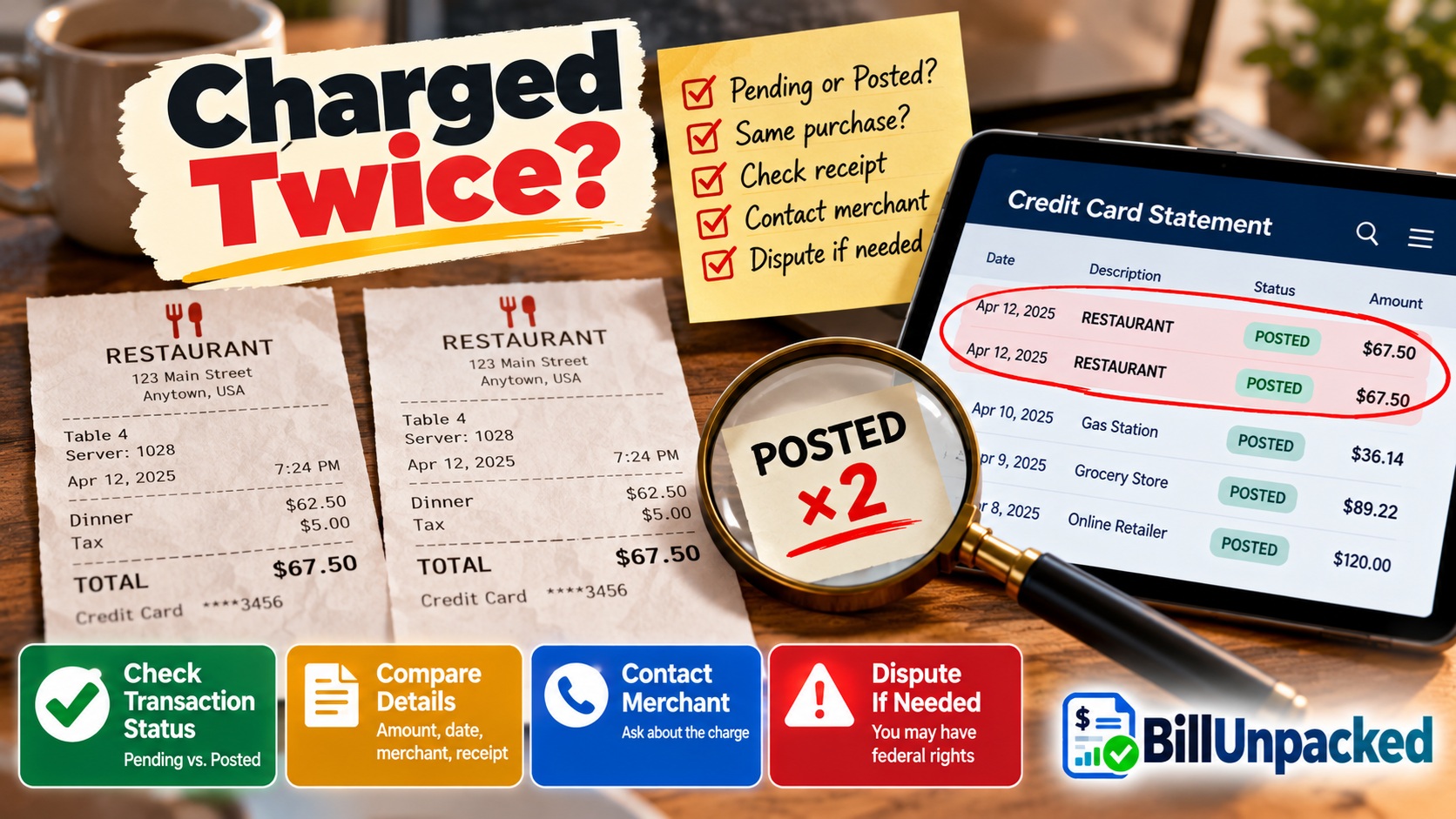 Duplicate Credit Card Charge? Why It Happens & Fix