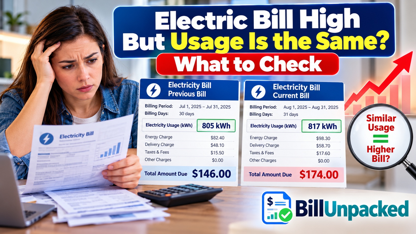 lectric Bill High but Usage Is the Same? What to Check
